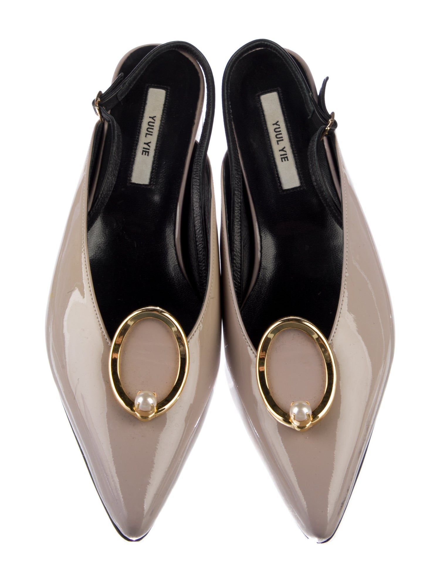 Yuul Yie Leather Slingback Pumps